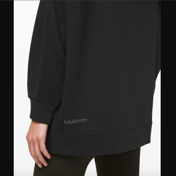 RARE Lululemon Perfectly Oversized Hoodie Black (First Release) EUC size large - Picture 3 of 11